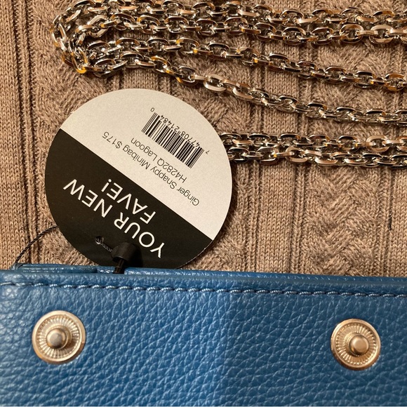 Brighton Ginger Snappy Mini Bag in Lagoon Blue - Picture 3 of 6